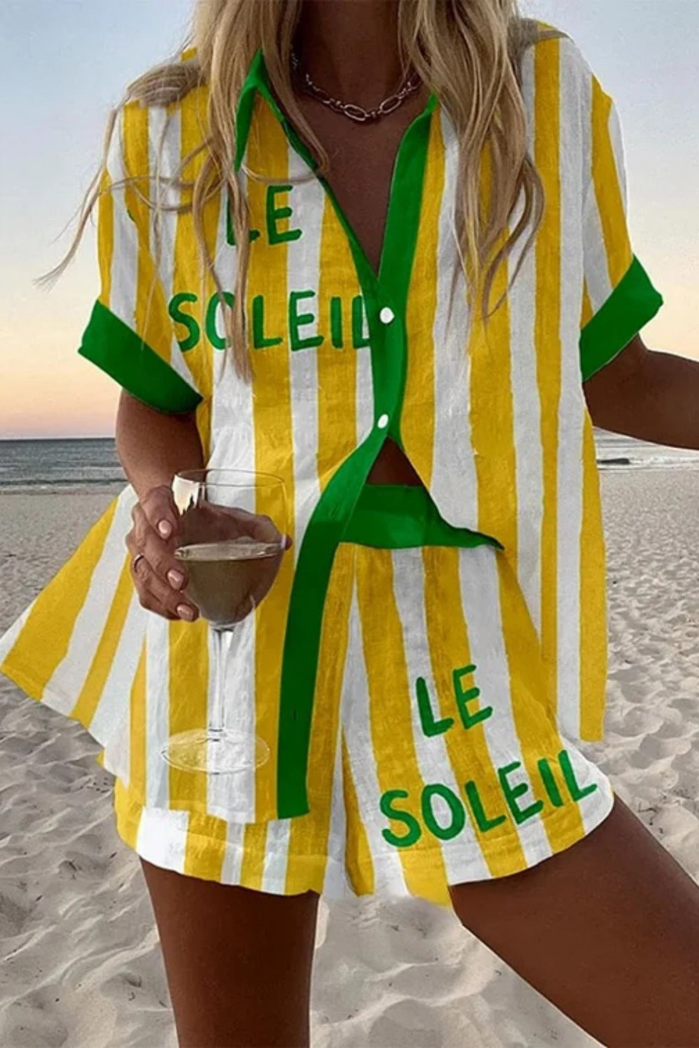 Sunny Stripe™ | Short Set