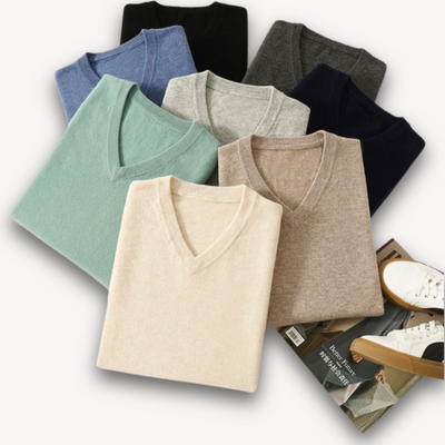 Bramwell™ | Cashmere V-Neck Sweater