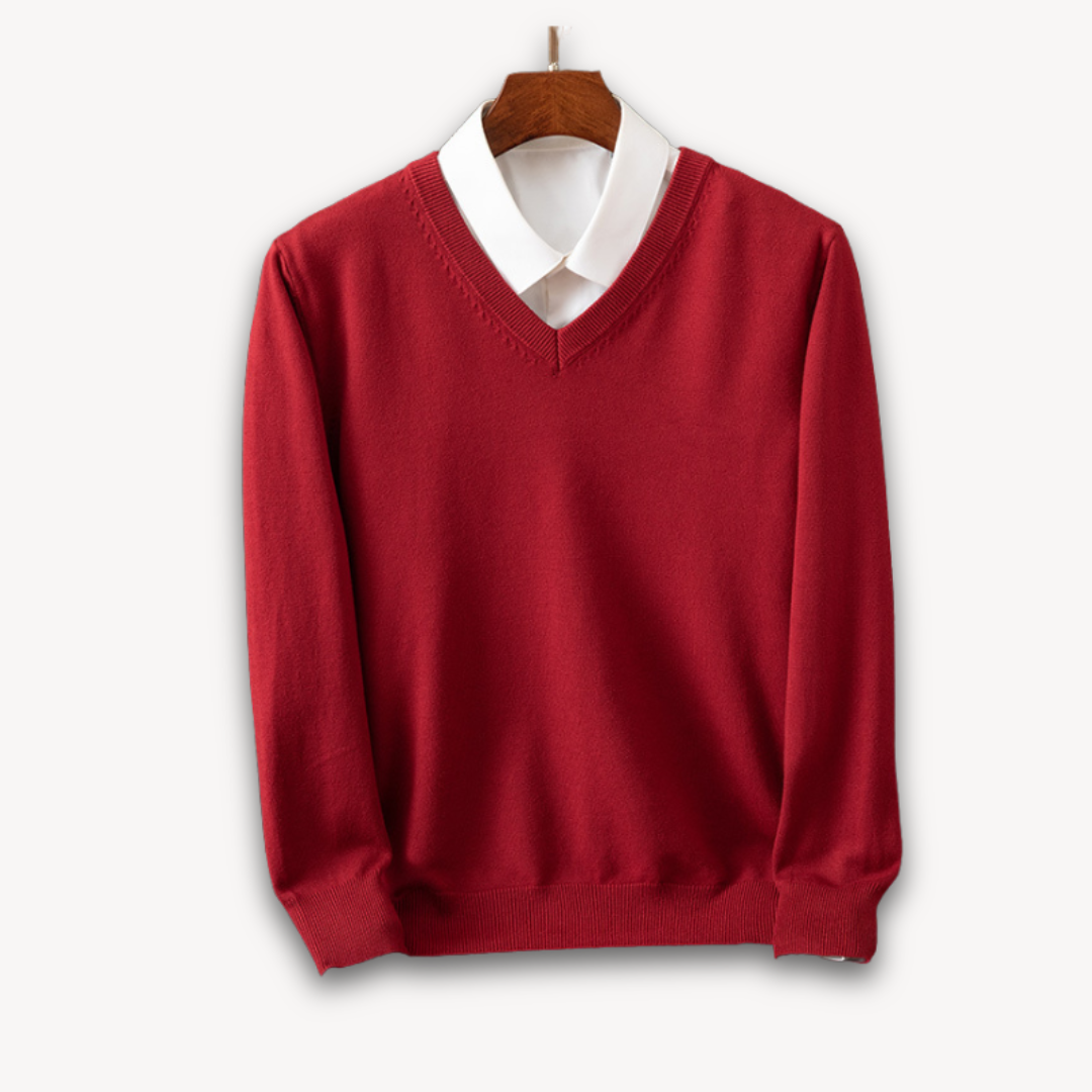 Bramwell™ | Cashmere V-Neck Sweater