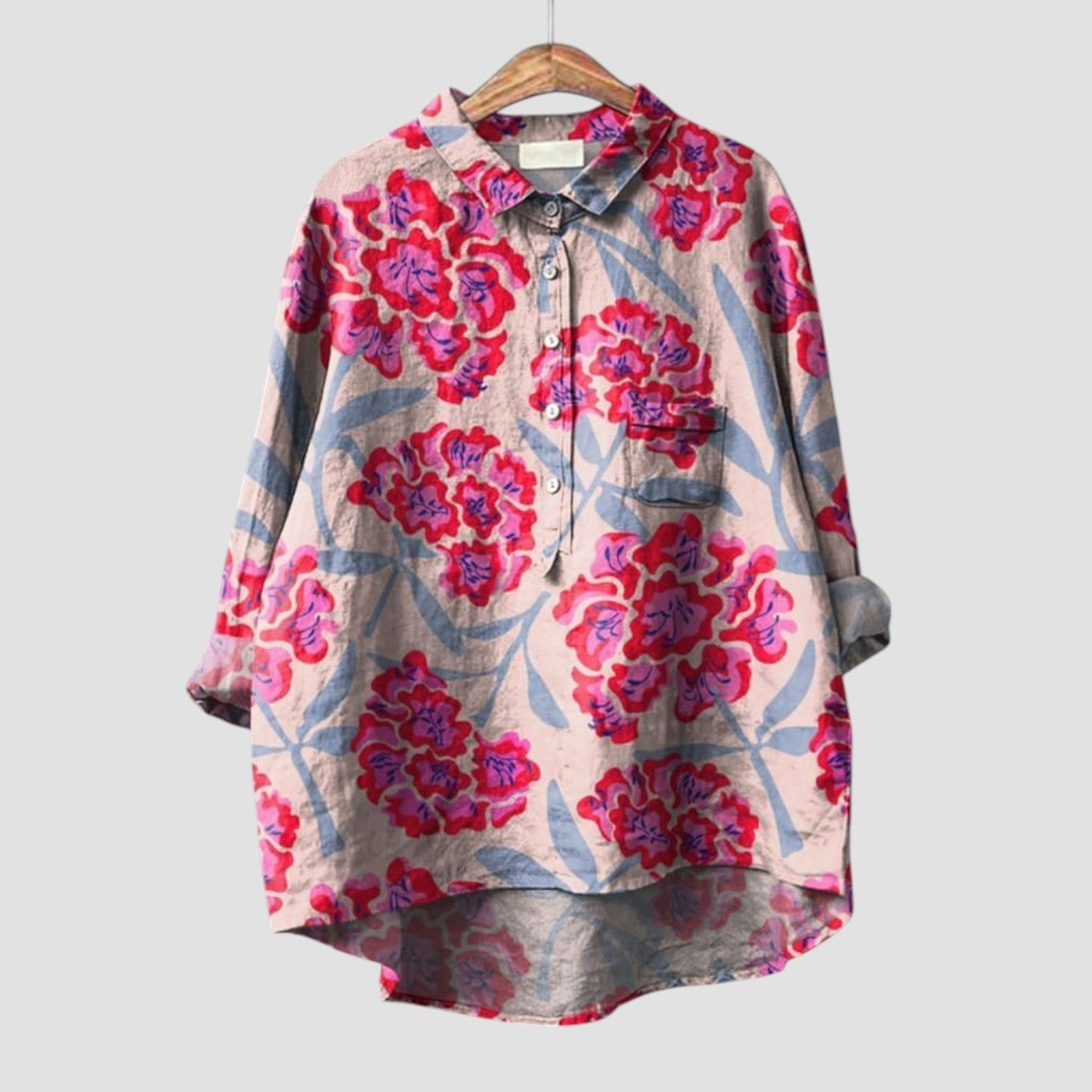Renata™ | Oversized Floral Shirt