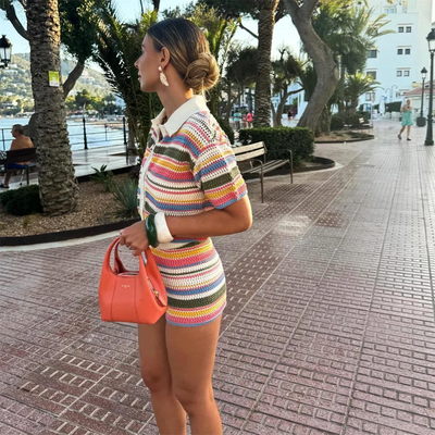 Femke™ | Polo Sweater Set