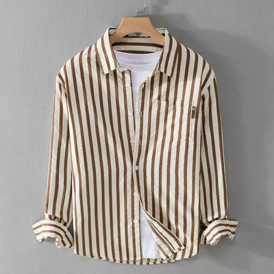 Simon™ | Elegant Striped Shirt