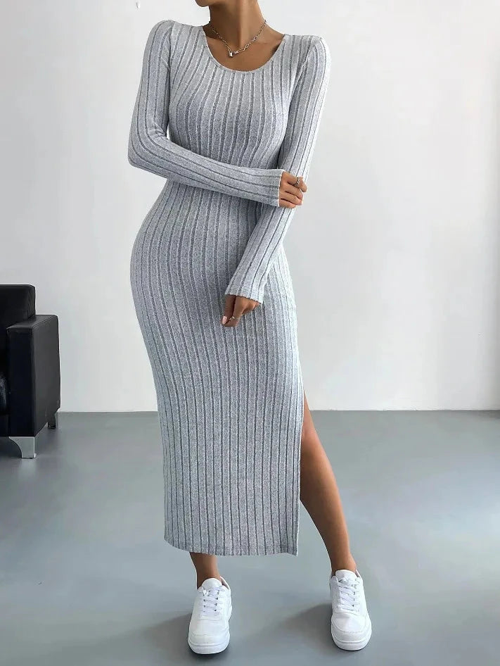 Hollis™ | Long Sleeve Midi Dress
