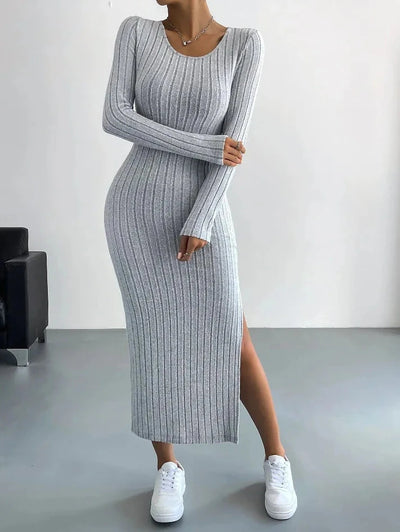 Hollis™ | Long Sleeve Midi Dress