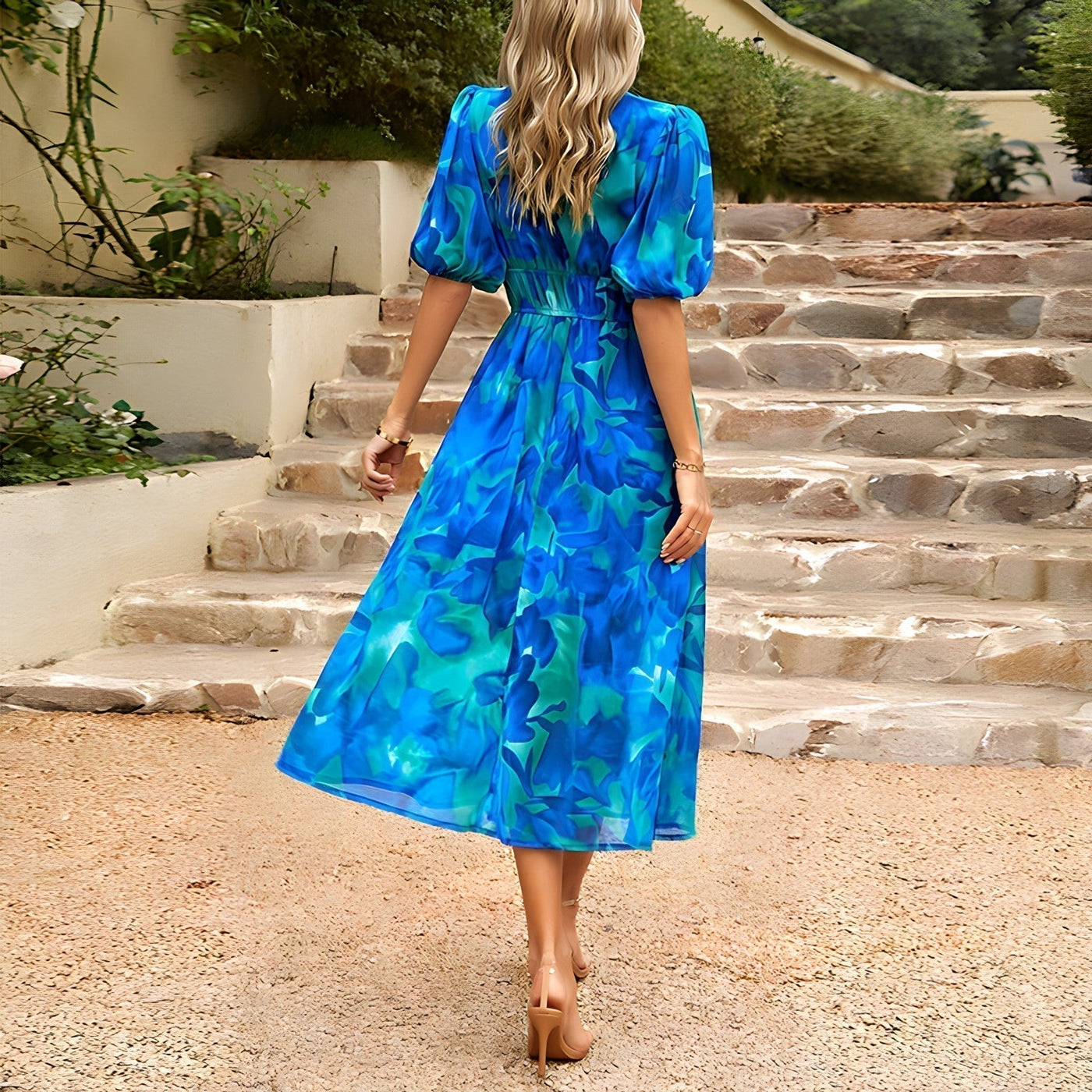 Sasha™ | Elegant V-Neck Dress