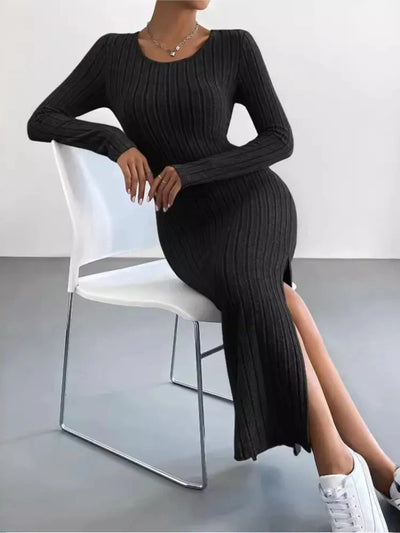 Hollis™ | Long Sleeve Midi Dress