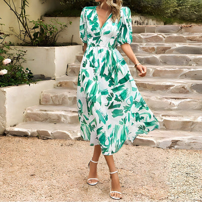 Sasha™ | Elegant V-Neck Dress