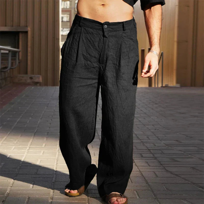 Dario™ | Wide-Leg Linen Pants