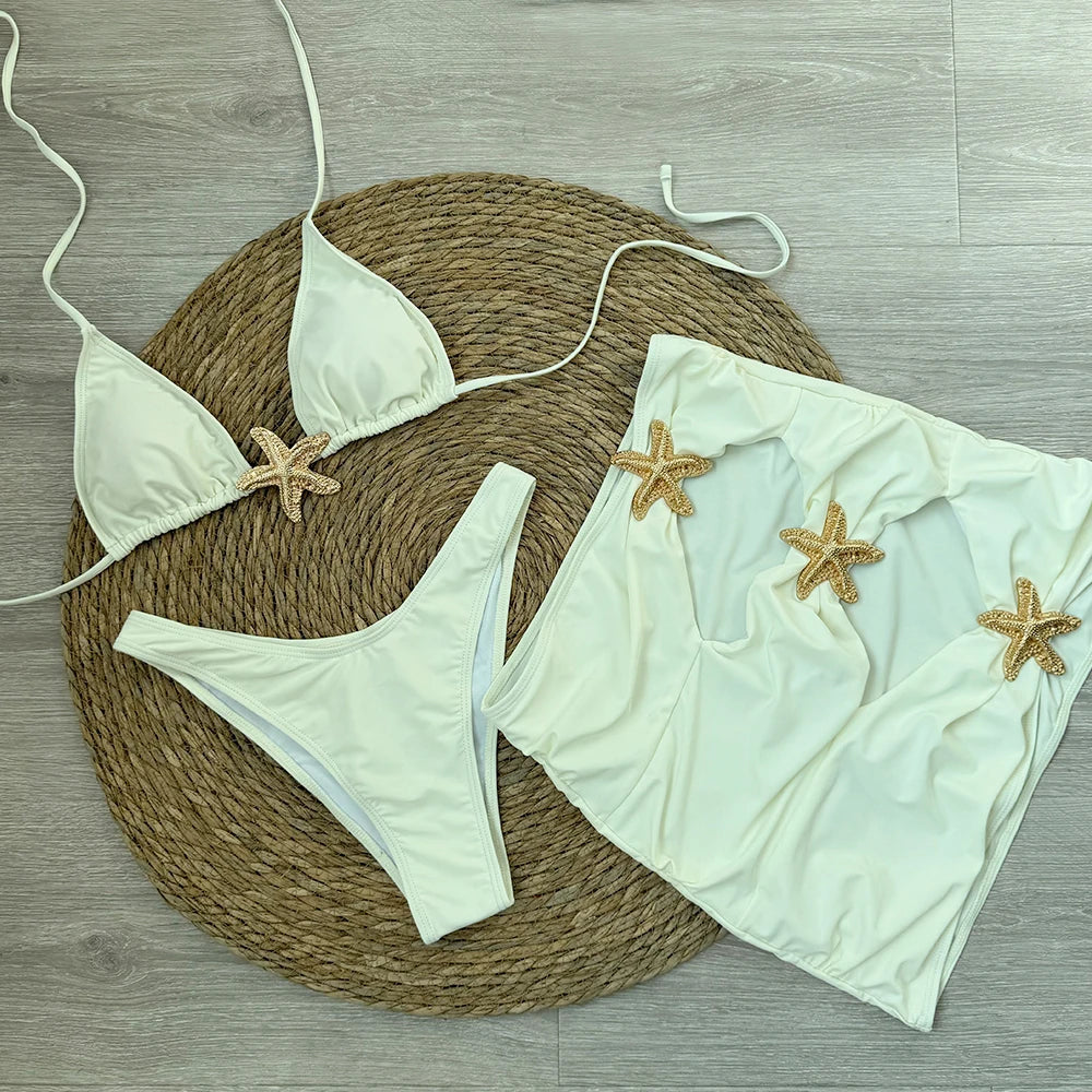 Daphne™ | Starfish 3-Piece Bikini Set