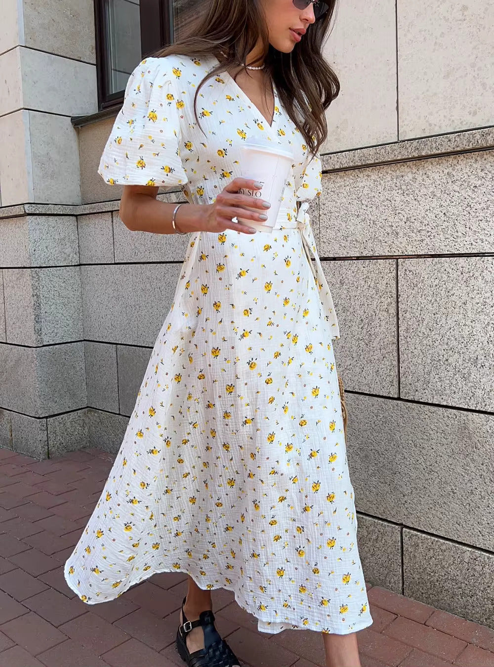 Wendy™ | Floral Wrap Dress