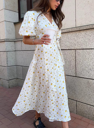 Wendy™ | Floral Wrap Dress