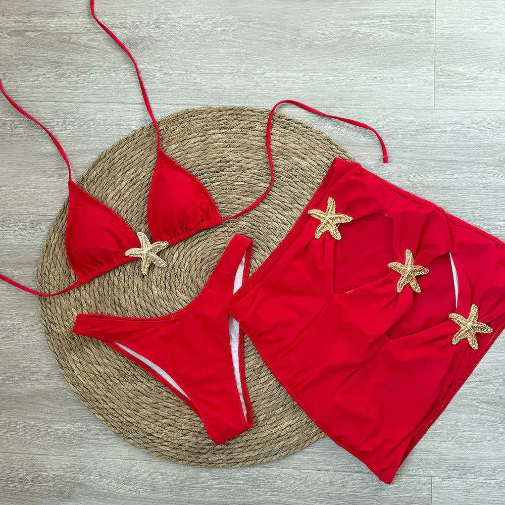 Daphne™ | Starfish 3-Piece Bikini Set