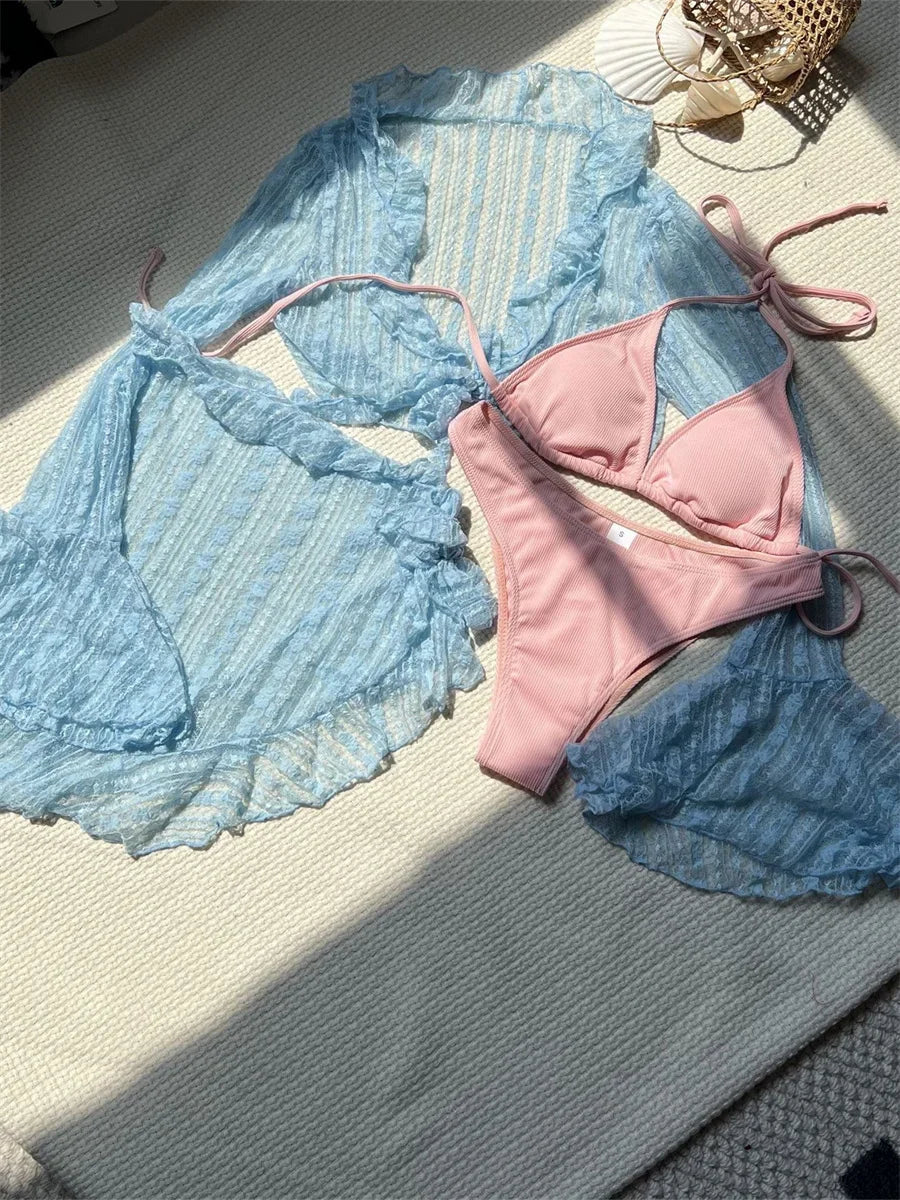 Mosaic™ | 4-Piece Patchwork Bikini Set
