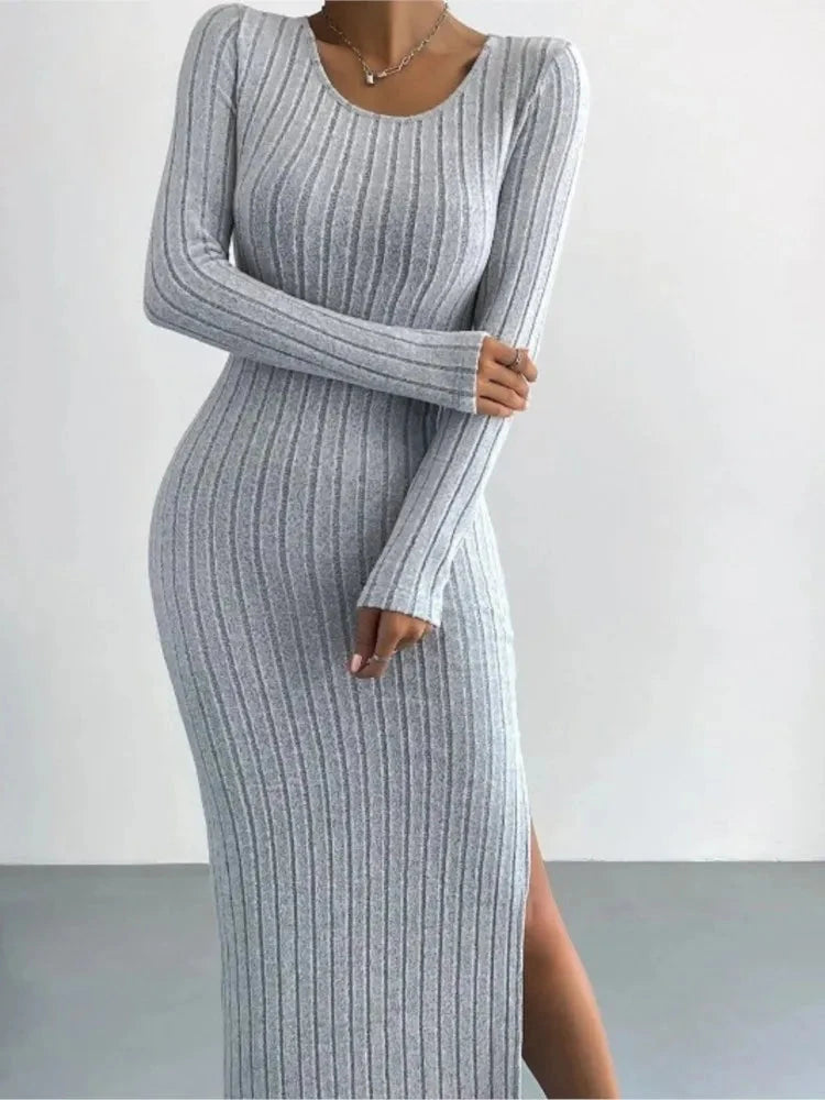 Hollis™ | Long Sleeve Midi Dress