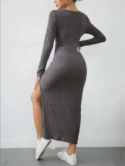 Hollis™ | Long Sleeve Midi Dress