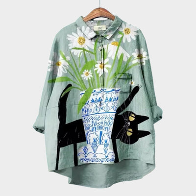Elisabetta™ | Oversized Floral Shirt