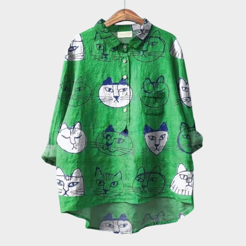 Elisabetta™ | Oversized Floral Shirt