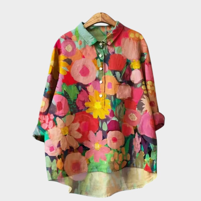 Elisabetta™ | Oversized Floral Shirt