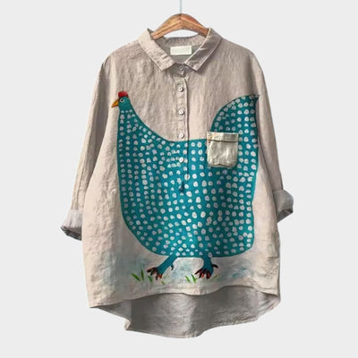 Elisabetta™ | Oversized Floral Shirt