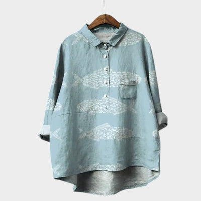Violetta™ | Oversized Floral Shirt