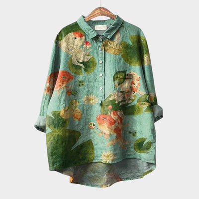 Violetta™ | Oversized Floral Shirt