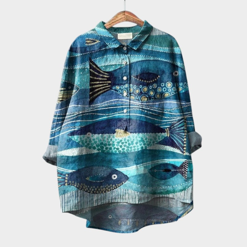 Violetta™ | Oversized Floral Shirt