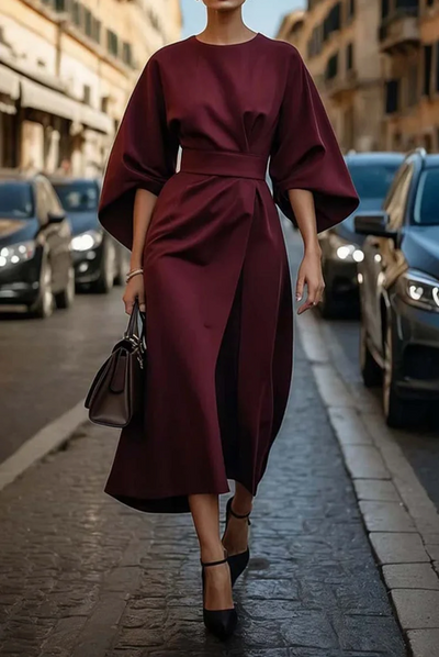 Iris™ | Elegant Midi Dress