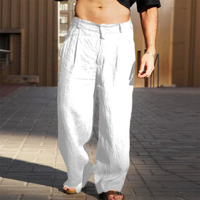 Dario™ | Wide-Leg Linen Pants