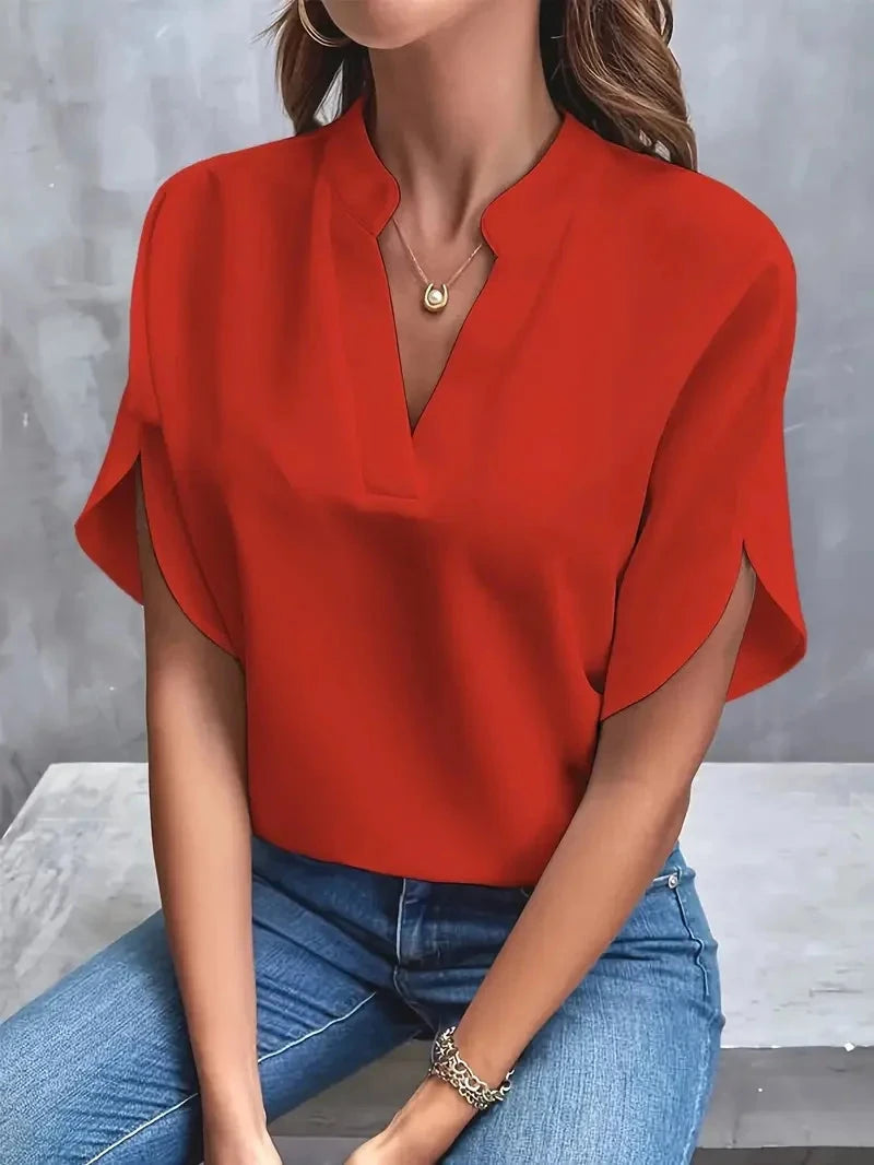 Inesa™ | V-Neck Blouse 1+1 FREE