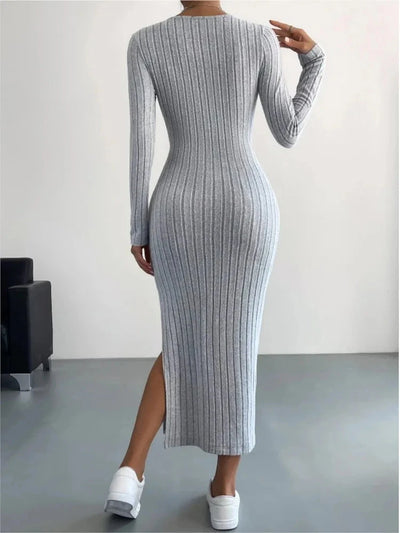 Hollis™ | Long Sleeve Midi Dress