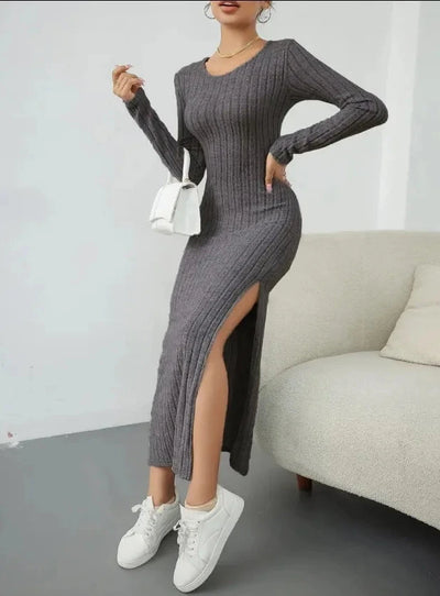 Hollis™ | Long Sleeve Midi Dress