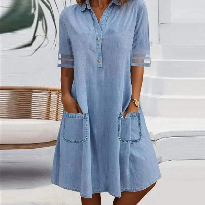 Gilda™ | Denim Mini Dress