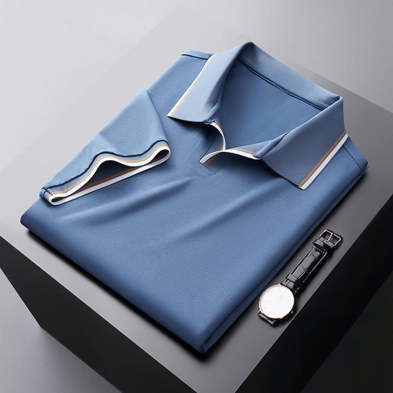 James™ | Silk Buttonless Porto Polo