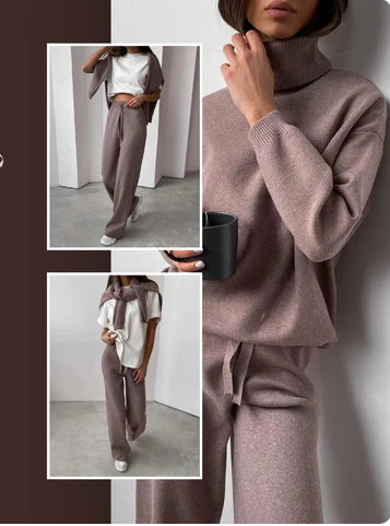 Eliza™ | Comfy Roll Neck Co-ord