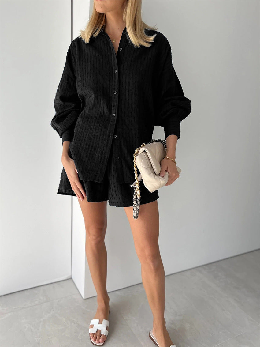 Wynn™ | Chic Shirt & Shorts Set