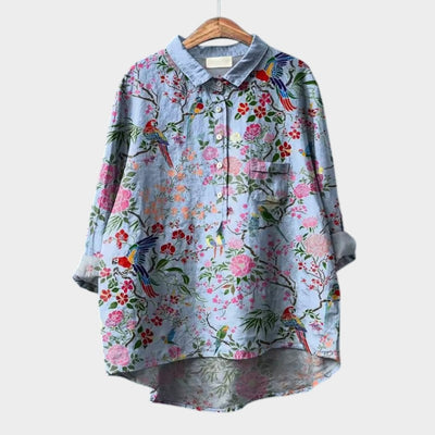 Violetta™ | Oversized Floral Shirt