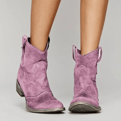 Charlotte™ | Elegant Suede Ankle Boots
