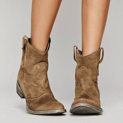 Charlotte™ | Elegant Suede Ankle Boots