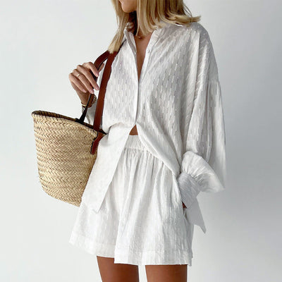 Wynn™ | Chic Shirt & Shorts Set