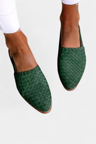 Evelyn™ | Hand-Braided Ballerina Flats