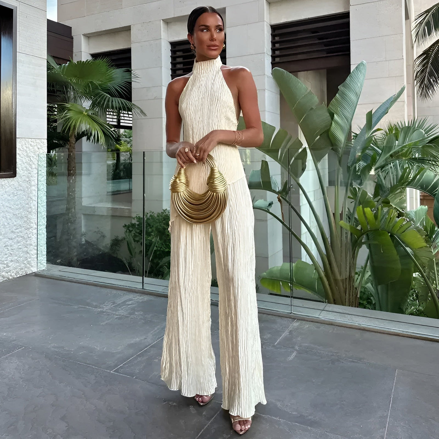 Nyra™ | Classy Backless Jumpsuit