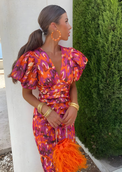 Tora™ | Pleated Sleeves Dress