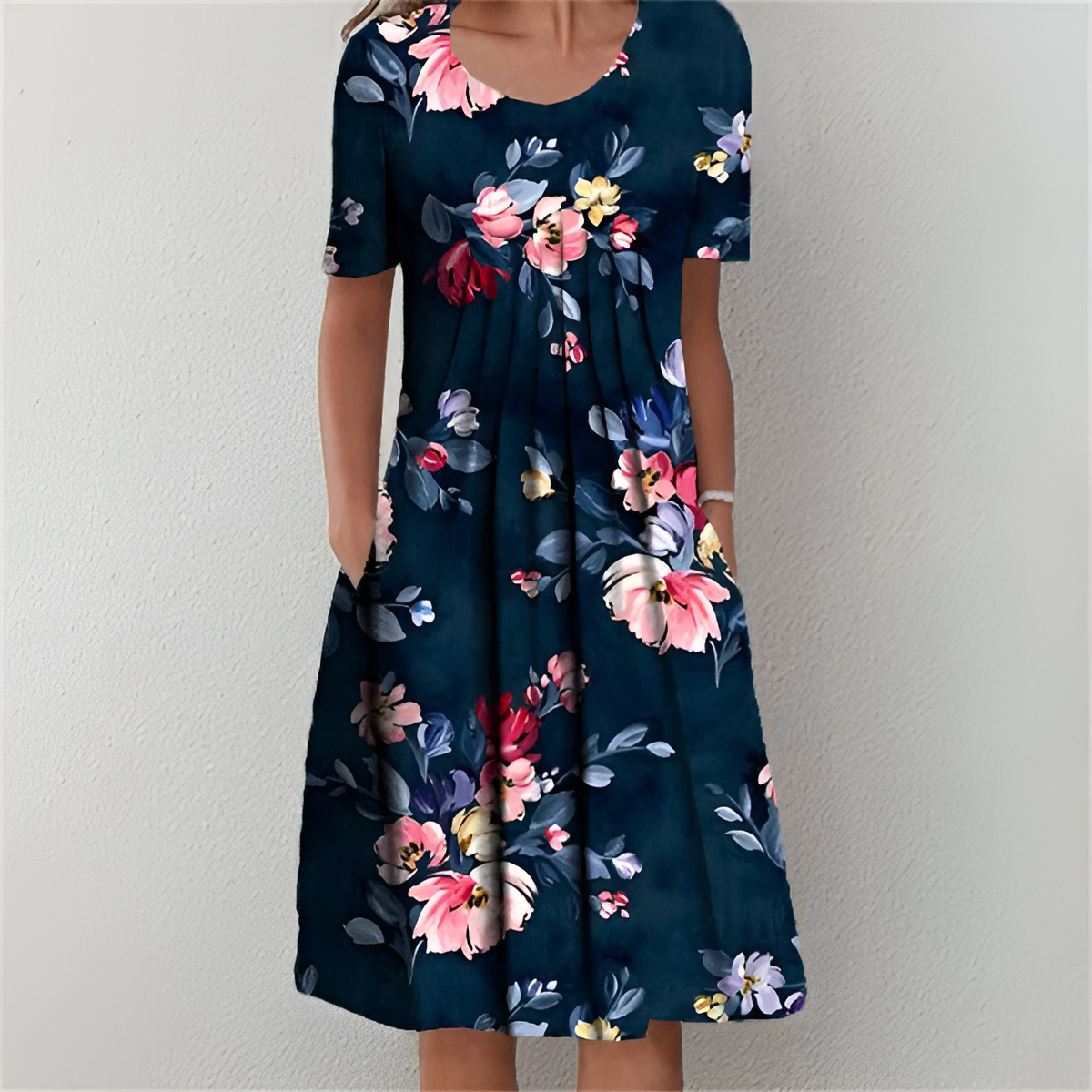 Heather™ | Classic Floral Dress
