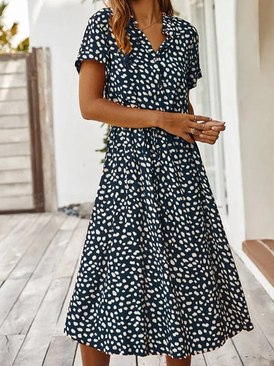 Ottilie™ | Printed V-Neck Dress