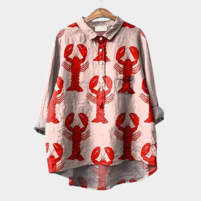 Violetta™ | Oversized Floral Shirt
