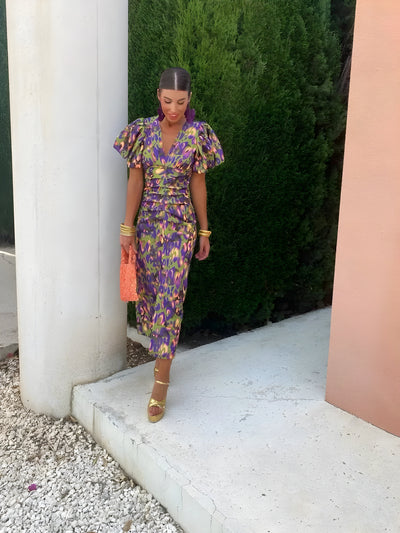 Tora™ | Pleated Sleeves Dress