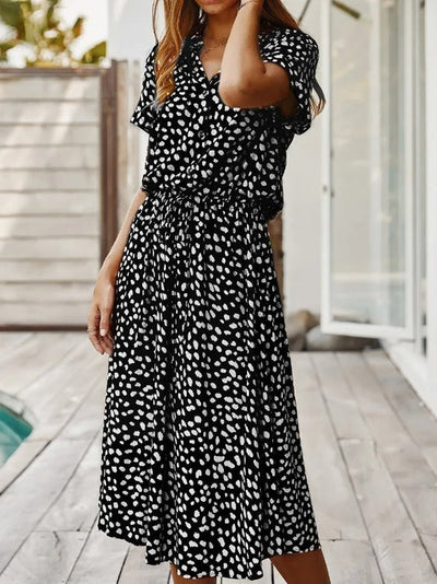 Ottilie™ | Printed V-Neck Dress