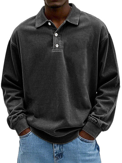 Edgar™ | Elegant Long Sleeve Polo
