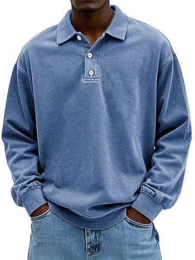 Edgar™ | Elegant Long Sleeve Polo