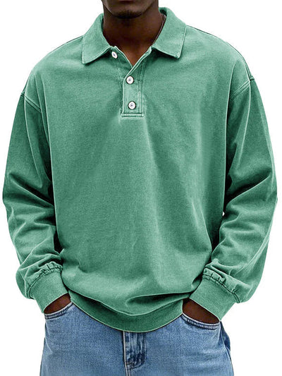 Edgar™ | Elegant Long Sleeve Polo